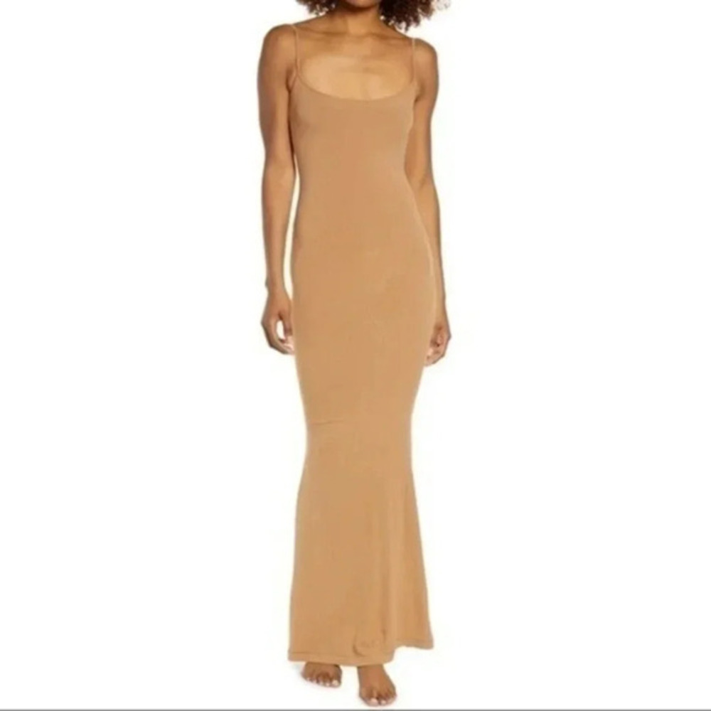 SKIMS Ribbed Long Slipdress B537
